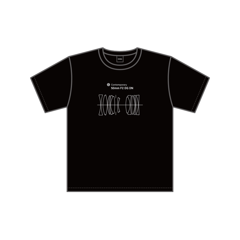 50mm F2 DG DN | Contemporary　レンズ構成図Ｔシャツ