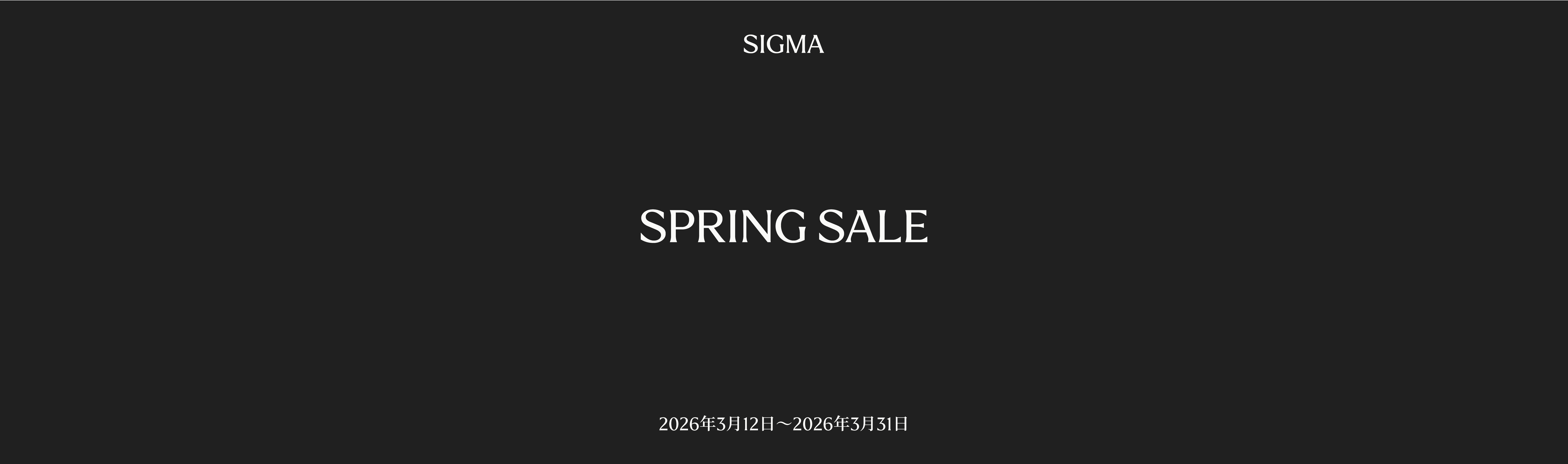 SPRING SALE 2026