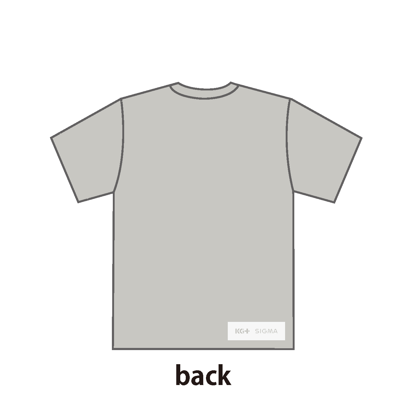 KG＋Tシャツ　ライトグレー (S)