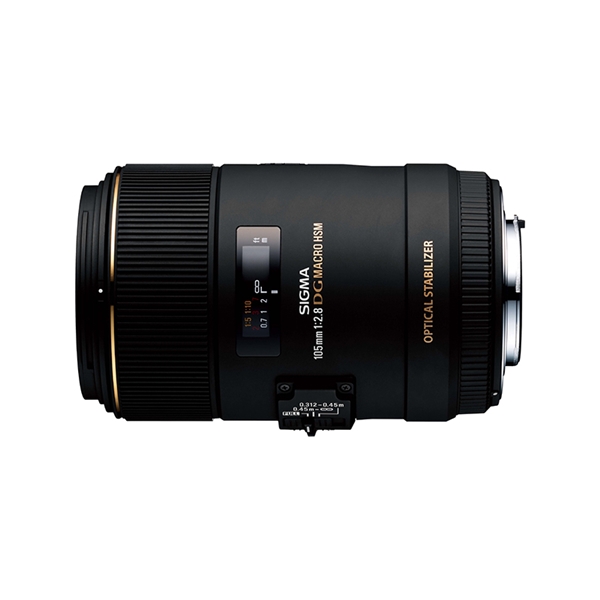 お見舞い F2.8 SIGMA単焦点105mm 値下げ EX ニコン HSM OS DG レンズ(単焦点)